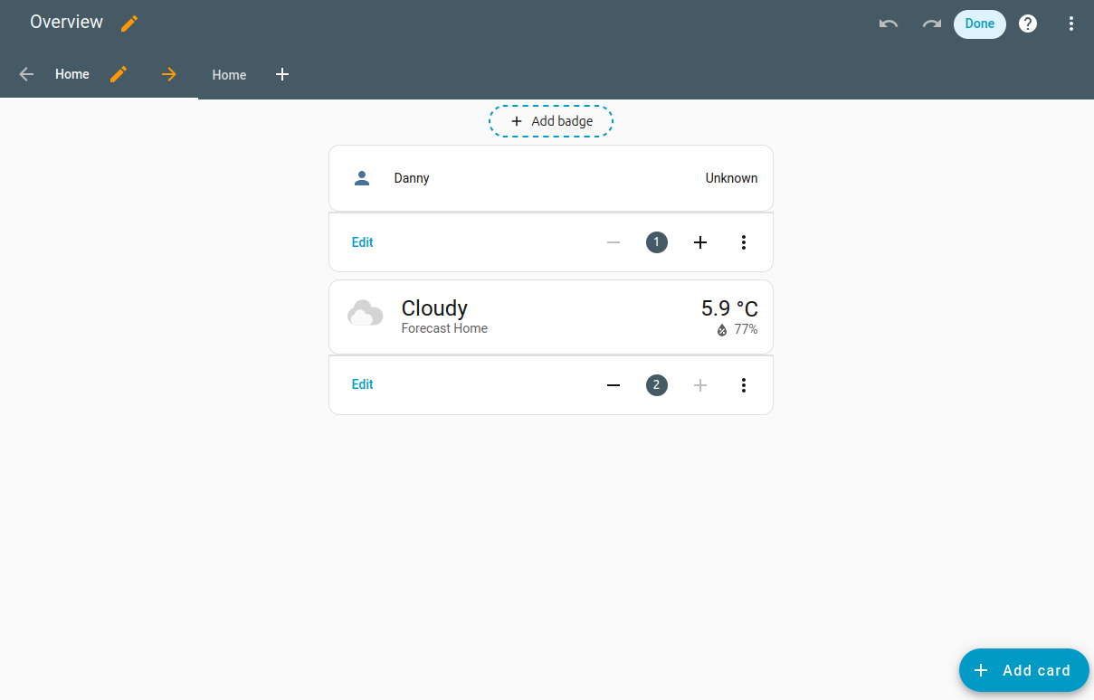 Add card in masonry layout
